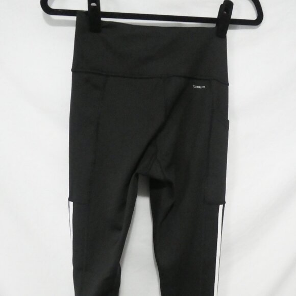ADIDAS - Climalite | small | Black Three Stripe Legging With Pocket - Picture 13 of 16